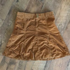 Athleta women’s corduroy skirt size 8